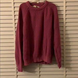 Oversized Pink Sweatshirt